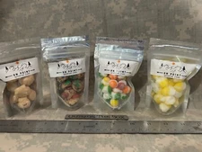 On Point Adventure Foods: FREEZE DRIED SNACK PACKS - (4) Menu OPTIONS! TASTY!