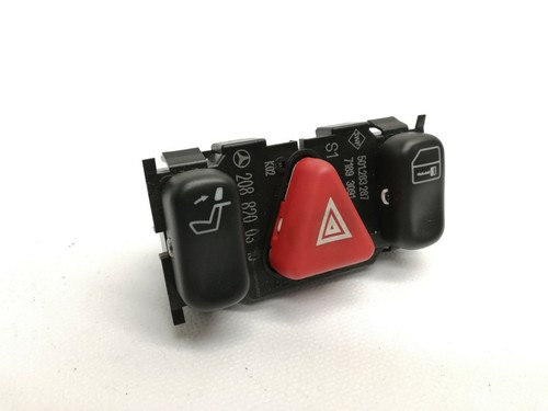 Mercedes W208 CLK - Schalterblock Warnblinker Schalter Block ZV 2088200310 (02)