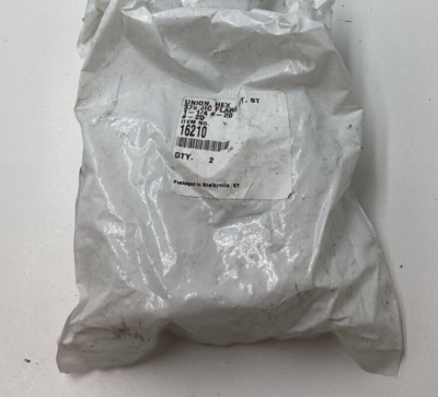 BAG OF 2 Steel Flared Tube Union 1 1/4'' Tube OD JIC 37 ° Flared Angle Fit 16210