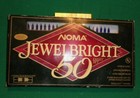 Vintage 1989 NOMA Blue mini 50 Lite Set, "Jewelbright" Lights Indoor/outdoor NIB — photo 2