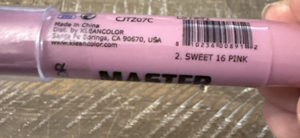 Klean Color Master Strokes Long Wear Satin Lipstick Sweet 16 Pink - Image 4 of 4