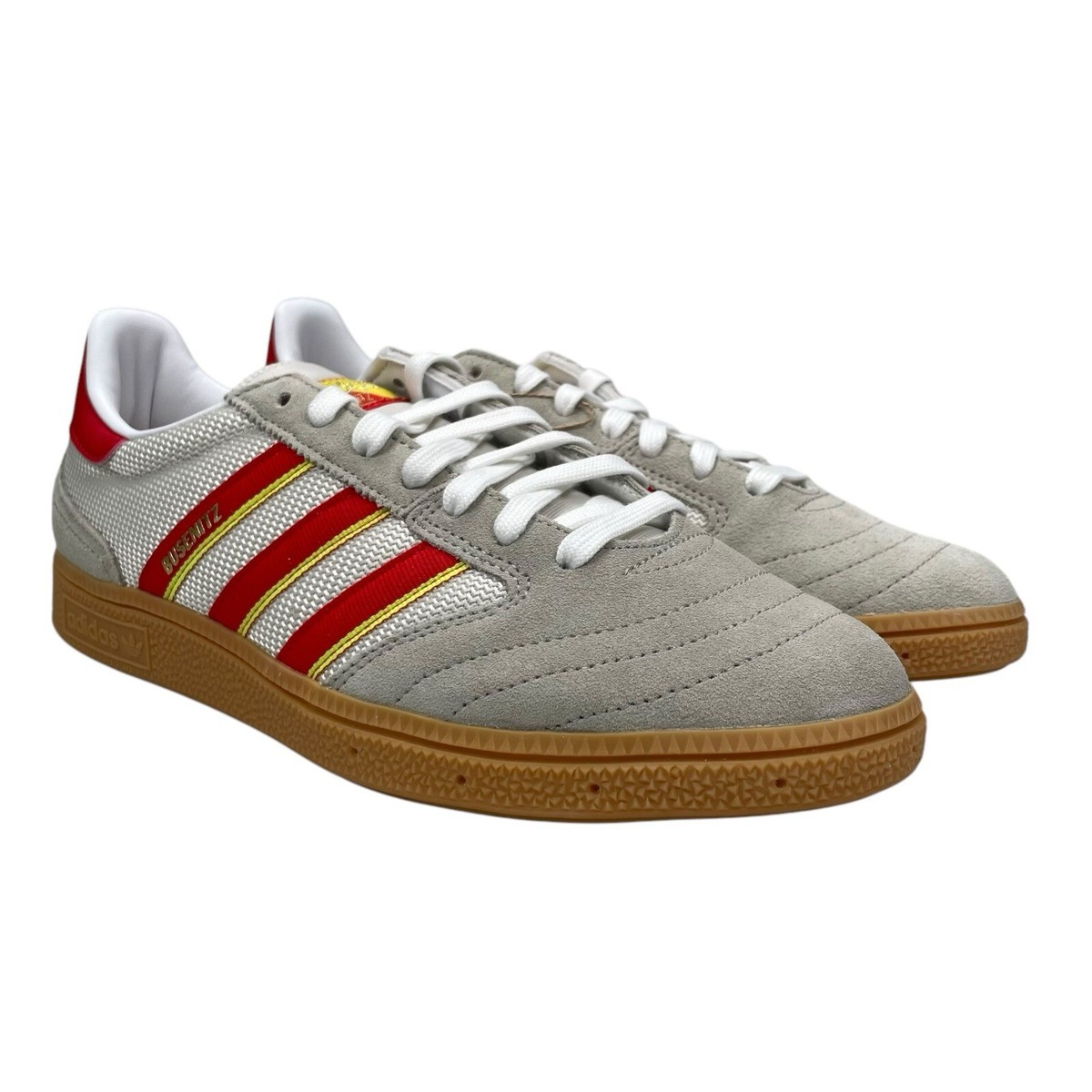 Adidas Busenitz Vintage Feather Grey Red Shoes JI4416 Men display picture 2