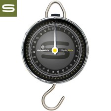 Saber Fishing Scales Dial Portable Weigh Travel Carp Sea Tackle 60lb Black