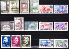 Romania 1962-3 3 Complete Sets: Writers Build Old Farmhouses B1506