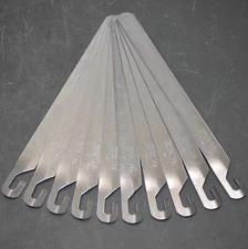 (10) Tolco Retrofit Beam Clamp 69 R, 12" x 1" Retaining Strap, Steel, 3/8" Rod