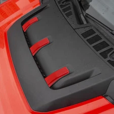  Hood Scoop Bonnet Vent Cover Decorative Sticker For Ford F150 2021+ Accessories