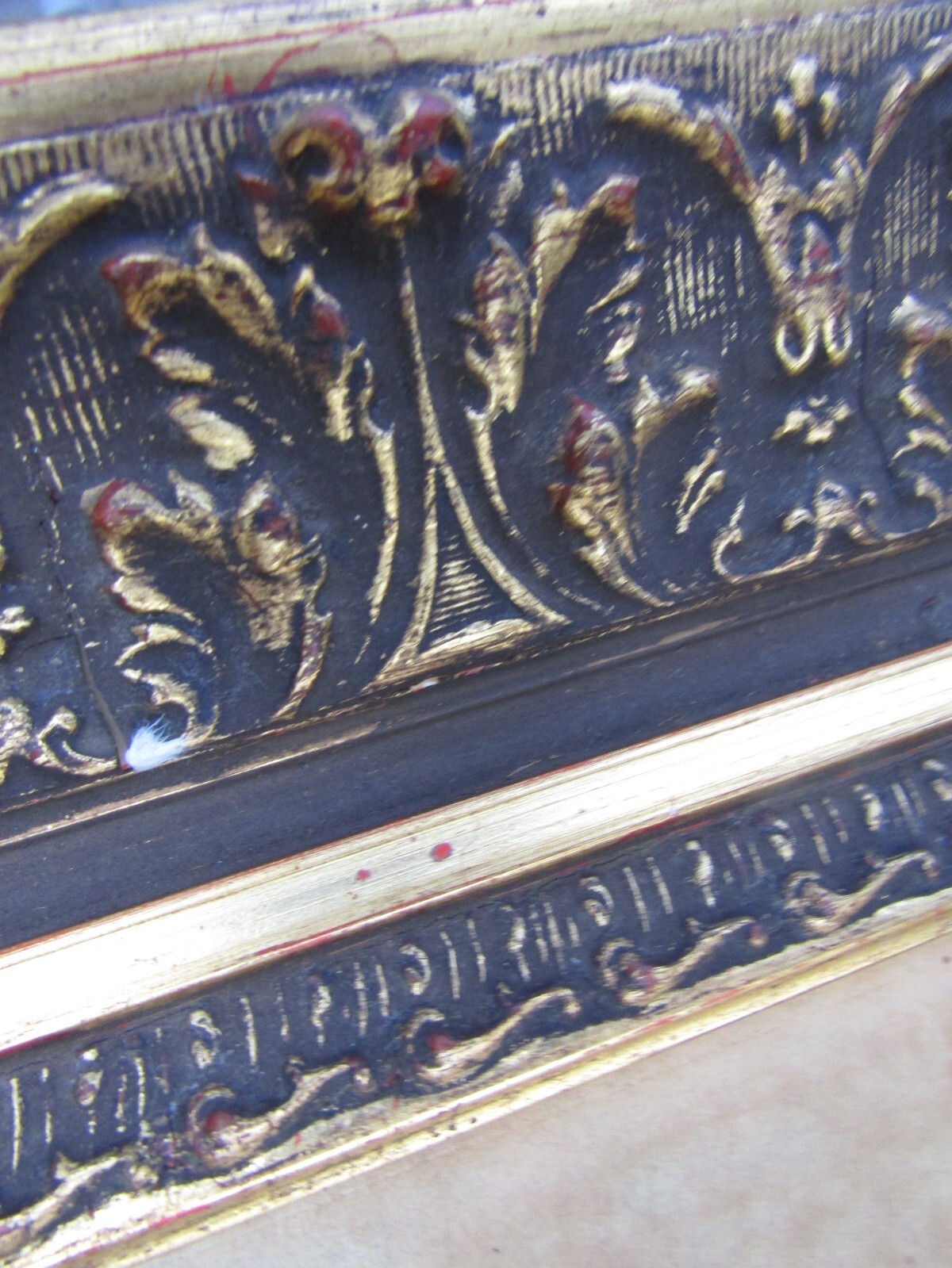 old wooden picture frame large and ornate. eBay