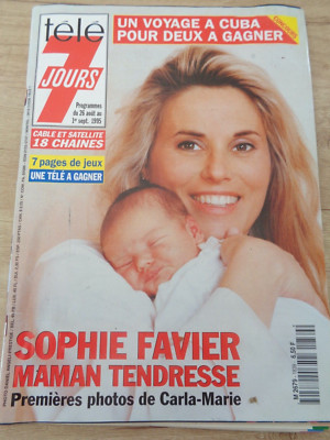 Télé 7 Jours N° 1839 / 1995 SOPHIE FAVIER - | eBay
