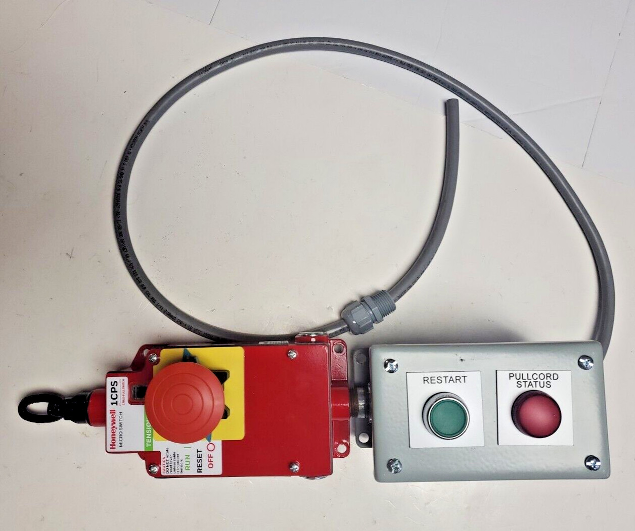 HONEYWELL MICRO SWITCH CABLE PULL E STOP CONTROL SYSTEM 1CPS A2 F03 / SWITCH BOX