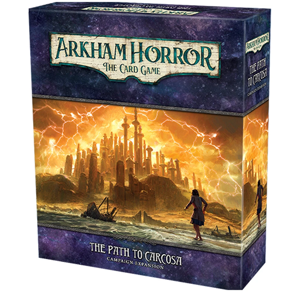 2022 The Path to Carcosa Campaign Expansion Arkham Horror LCG FFG Board Game NIB