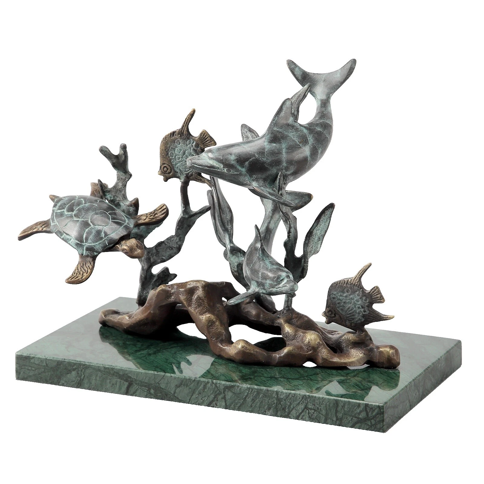 Vida marina decoración Marrón esculturas y estatuillas