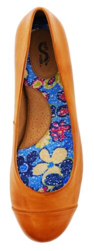 SOFTWALK WOMEN'S NAPA SLIP-ON BALLERINA FLATS TAN - Picture 6 of 6
