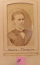 RARE,WILL H. THOMPSON & MAURICE THOMPSON, WILL H.THOMPSON ESTATE,PHOTOS,BOWS,ART