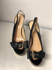 Guess Black Slingback High Heels Vingtage Size 7.5M $255 #66 TRY ON