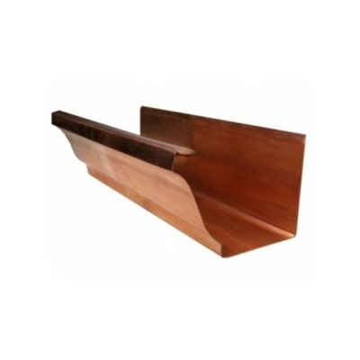 Solid Copper 6'' wide window flower box planter 4' long