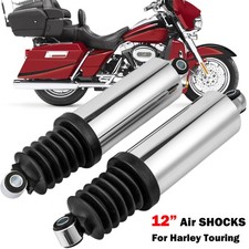 Adjust Rear Air Suspension Shocks For Harley Road King Street Electra Glide Cvo