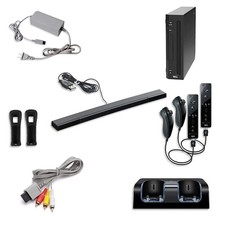 Nintendo Wii Console, Black Premium Bundle