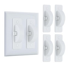 Roxiuc 4 Pack White Light Switch Guard - Child Proof, Dimmer Compatible, Indo...