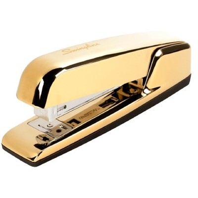 Swingline Stapler, 30 Sheet Capacity, 747 Business Pack of 1, Gold