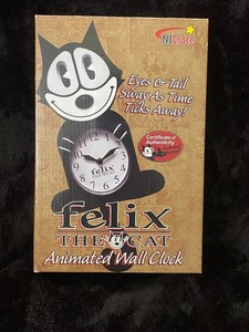 Cat Clock Felix | eBay