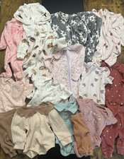 Baby Girl Clothes Lot 0-3 Months Summer  Sleepers