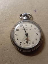 Lovely 1951 Ingersoll Triumph Pocket Watch Serviced new Crystal Fitted (447)