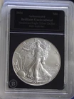 2024 US Silver Eagle $1 Gem Unc Black Bradford Slab