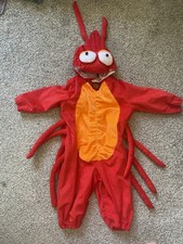Unisex Baby Toddler Lobster Halloween Costume Size 100 - Maybe 18M-2T