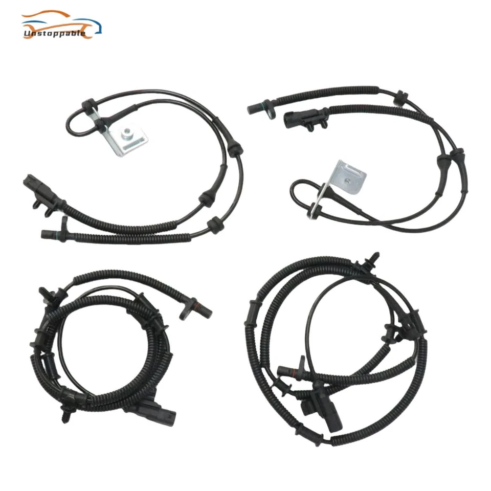 Set of 4 For 2012-2015 Ram C/V Dodge Grand Caravan ABS Speed Sensor Front Rear - Image 2 of 4