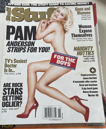 3 Playboys.1 Stuff 1 Indeed Pamela Anderson magazines . VG+ - Picture 4 of 6