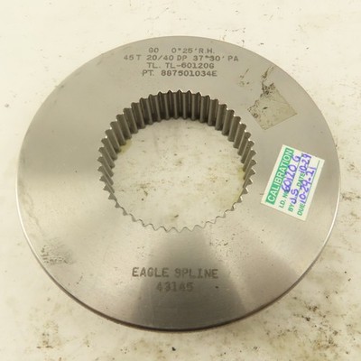 Eagle Spline 45T 20/40DP 37° 30'PS 0°25'RH GO Ring Gauge