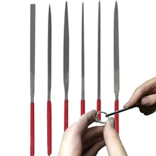 Needle File Set 6 Pcs Tempered Hardened Steel 140 mm jewelry hand craft Use