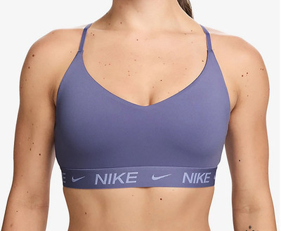 Nike Women's Dusty Amethyst Indy Light Support Padded Sports Bra (FD1062-527) S