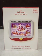 2007 SANTA TRACKING SYSTEM HALLMARK KEEPSAKE MAGIC ORNAMENT - TESTED-