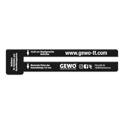 GEWO Netzlehre schwarz