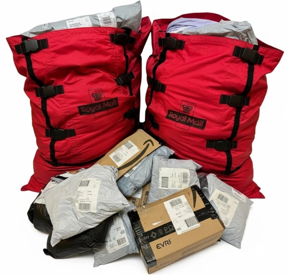 8 Lost Packages Unclaimed Undelivered Post Parcel Joblot Royalmail Returns Box