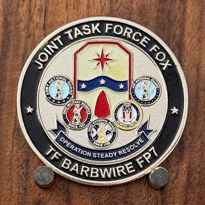 #ad Joint Task Force Fox Ohio Corrections Dual Flag Challenge Coin 1#37 $31.98
