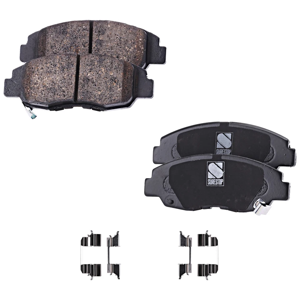 Front Brake Disc Rotors and Pads Kit Coupe Sedan for Honda Insight Civic 96-2003 - Image 4 of 4