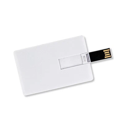 CLE CARDAN LIGHT EUROPE 4GB Speicherkarte in Scheckkartenform Weiß USB Datenspeicher Stick