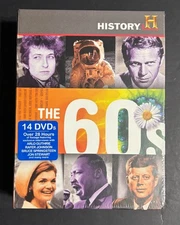History Presents: The 60's Megaset 14 Disc DVD Box Set Brand New Sealed