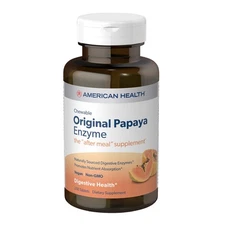 American Health Chewable Multi-Enzymes Original Papaya 250 Count