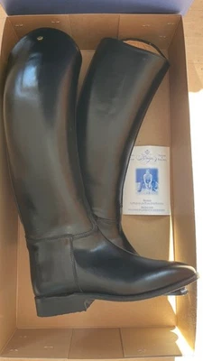 Königs Favorit Lederreitstiefel, Boxcalf Gr. 8,5 ( Schaft:52/46 - Wade:34) - Bild 1 von 4