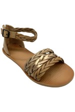 Blowfish Malibu Kids Girl's Delite Ankle Strap Zip Sandal Dune/Lotus