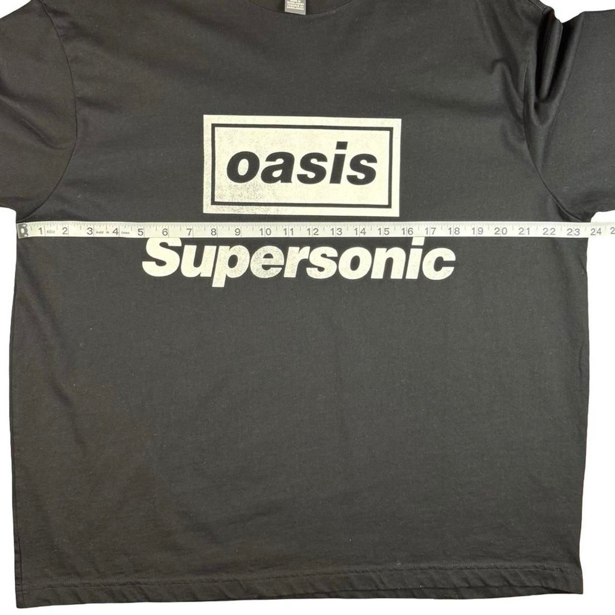 アダムエロペ　oasis super sonic シャツ　XL H&M Men's Black oasis Supersonic XL 100% Cotton T-shirt | eBay
