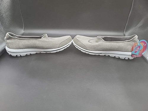 Skechers Go Walk Womens Sz 10 Ortholite Insole Loafer Shoes Beige / New - Picture 16 of 17