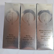 ARBONNE NutriMen C RE9 REality Moisturizing Sunscreen Lot of 3 SPF 8 5.9oz EXP.