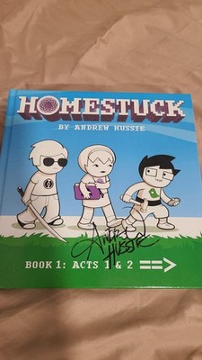 Homestuck Book 1: Act 1 Act 2 SIGNED by Andrew Hussie 2018 First Printing