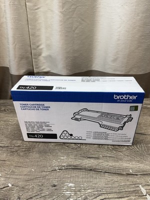 Genuine Brother TN-420 Black Toner Cartridge - New Sealed OEM Standard Yield