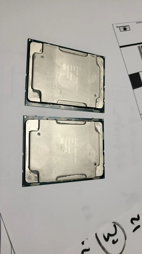 2x Intel Xeon Gold 6246 3.3GHz 24.75MB 12-Core LGA 3647 / SRFPJ Paired