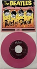 The Beatles~Twist & Shout/There’s A Place/45-Mint Pink Vinyl/MPic Sleeve/MLabels